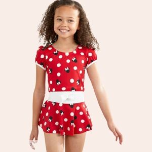 Hanna Anderson Disney Minnie Mouse 2pc Swim Set Sz: 6-7